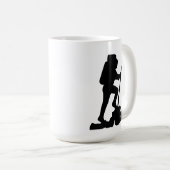 Mug Randonnée Aventure Silhouette Mug, Nature Lover Ca (Devant droit)
