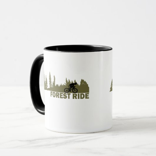 Mug Randonnée en forêt (Devant gauche)