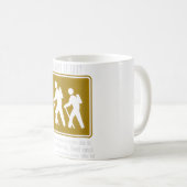 Mug Randonnée Est Moins Cher Que Thérapie Drôle Randon (Devant droit)