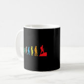 Mug Randonnée Evolution Darwin Science en plein air Ca (Devant gauche)