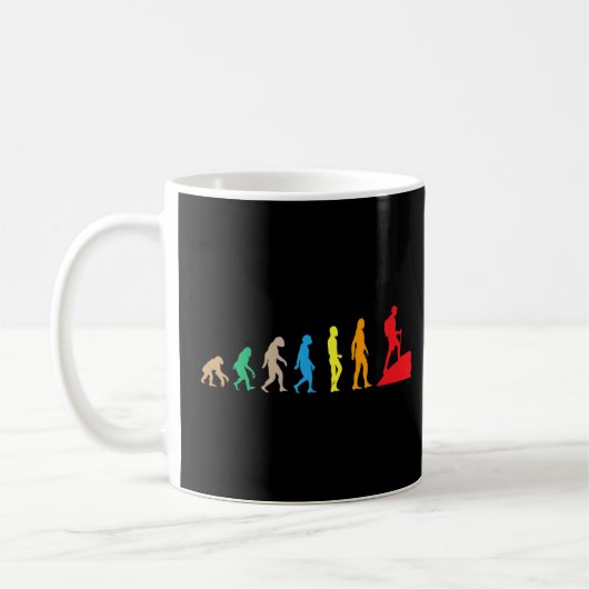 Mug Randonnée Evolution Darwin Science en plein air Ca (Gauche)