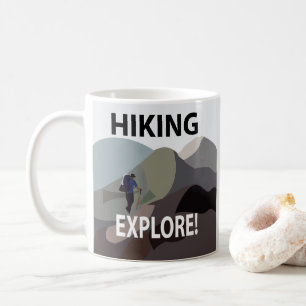 Mug Randonnée Explorez les montagnes Randonnée d'avent