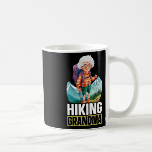 Mug Randonnée Grand-mère Montagne Escalade Randonneuse