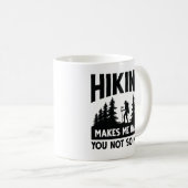 Mug Randonnée Me Rend Heureux Que Tu Ne Sois Pas Tant (Devant droit)