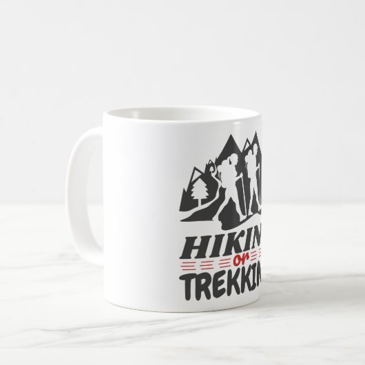 Mug Randonnée ou trekking (Devant gauche)