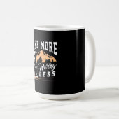 Mug Randonnée Plus Inquiète Moins (Devant droit)