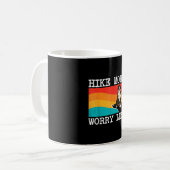Mug Randonnée plus soucis moins graphique de bernois (Devant gauche)