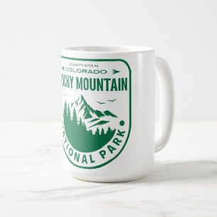 Mug Randonnée rétro dans le parc national des montagne