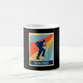 Mug Randonnée style vintage rétro (Centre)