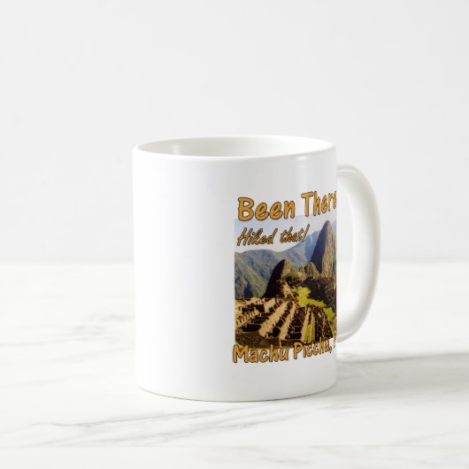 Mug Randonnée sur le sentier Inca - Machu Picchu (Devant droit)