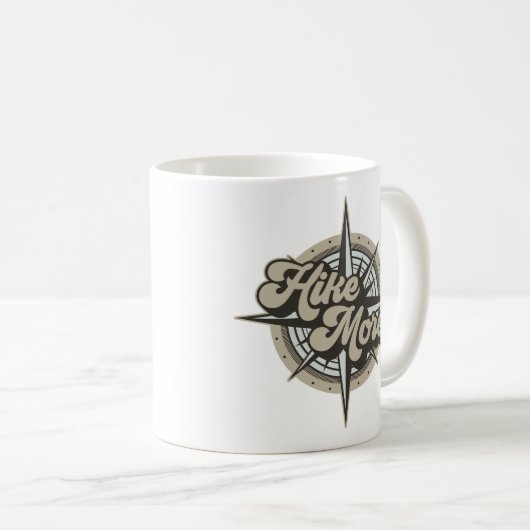 Mug Randonner Plus Cool Compass (Devant droit)