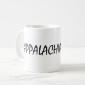 Mug Randonneur appalachien de traînée d'ABH (Devant gauche)