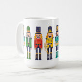 Mug Rangée Colorée de Casse-Noisettes Modernes (Devant gauche)