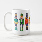 Mug Rangée Colorée de Casse-Noisettes Modernes (Gauche)