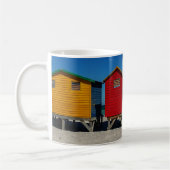 Mug Rangée de cases de plage aux couleurs vives (Gauche)
