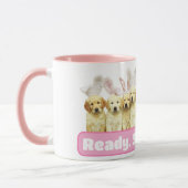 Mug Rangée de lapins chiots (Gauche)