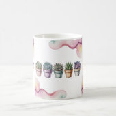 Mug Rangée de mini succulentes en pot (Centre)