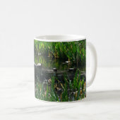 Mug Rangée de tortues Green Nature Photo (Devant droit)