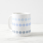 Mug - Rangées de flocon de neige (Devant gauche)