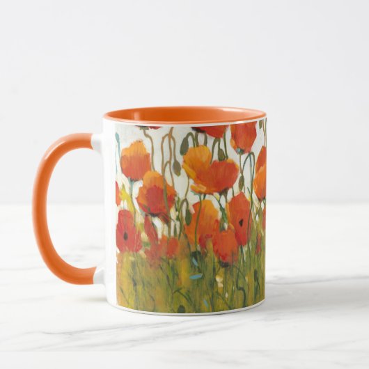 Mug Rangées de pavots I (Gauche)