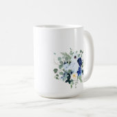 Mug Ranunculus Anemone Hydrangea Rose arrière - plan b (Devant droit)