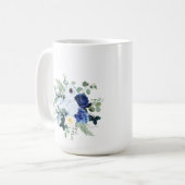 Mug Ranunculus Anemone Hydrangea Rose arrière - plan b (Devant gauche)