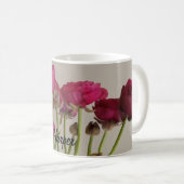 Mug Ranunculus Photographie Fleur Originale V5 Pour El (Devant droit)