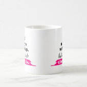 Mug Rap Chanson Lyrics Funky Rose moderne Typographie (Centre)