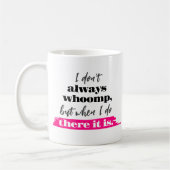 Mug Rap Chanson Lyrics Funky Rose moderne Typographie (Gauche)