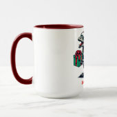 Mug rapace de Noël Santa hat (Gauche)