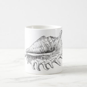 Mug Rapana Seashell