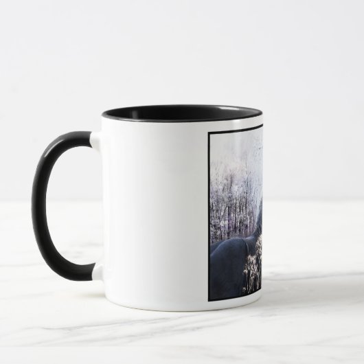 Mug "Raphael & Snowy Trees" (Gauche)