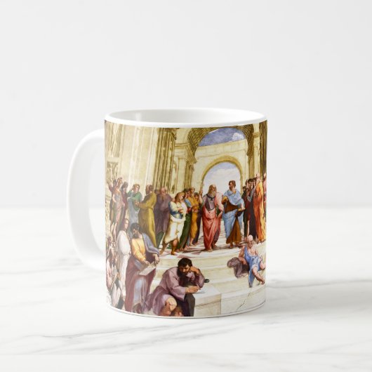 Mug Raphael, The School of Athens (1509) (Devant gauche)