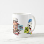 Mug Rappel de prise de médicaments (Devant droit)