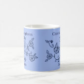 Mug rappel papillon bleu (Centre)