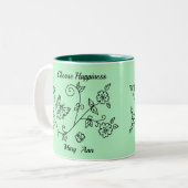 Mug Rappel Papillon Vert (Devant gauche)