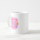 Mug Rappel simple et joyeux Joy Soft Pink Letting (Devant gauche)