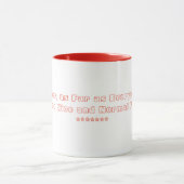 Mug Rappelez-vous, aussi loin que tout le monde sache  (Centre)