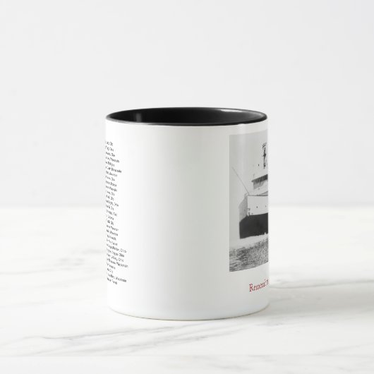 Mug Rappelez-vous : L'exploit d'Edmund Fitzgerald. (Centre)