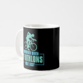 Mug Rappelez-vous quand les Triathlons étaient faciles (Devant gauche)