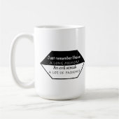 Mug Rappelez-vous simplement : Mémoire longue, esprit (Gauche)