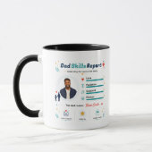 Mug Rapport de Compétences Papa Meilleure Appréciation (Gauche)