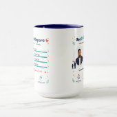 Mug Rapport de Compétences Papa Meilleure Appréciation (Centre)