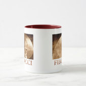 Mug Rapport d'or, spirale de Fibonacci (Centre)