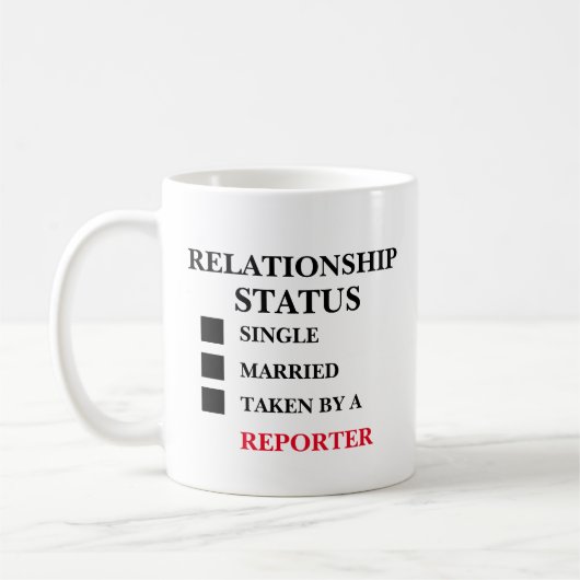 Mug Rapporteur de statut de relation (Gauche)