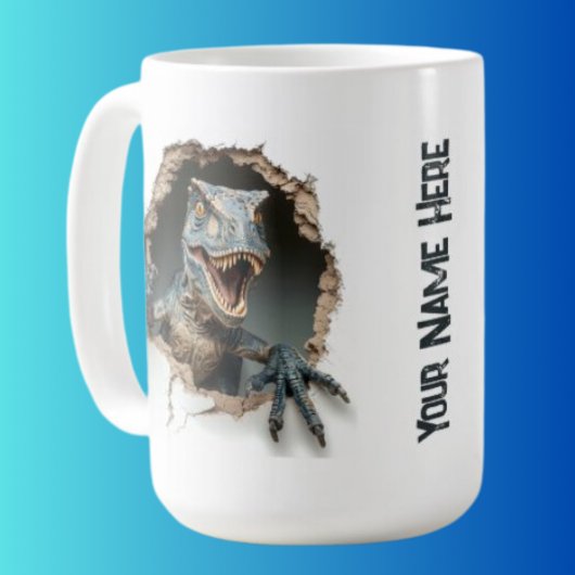 Mug Raptor Dinosaur Jurassique Personnalisé