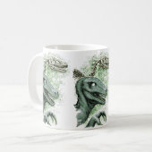 Mug Raptor en vert (Devant gauche)