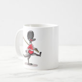 Mug Raptor Habillé En Garde Britannique. (Devant gauche)