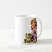 Mug Rapunzel qui pense (Devant droit)
