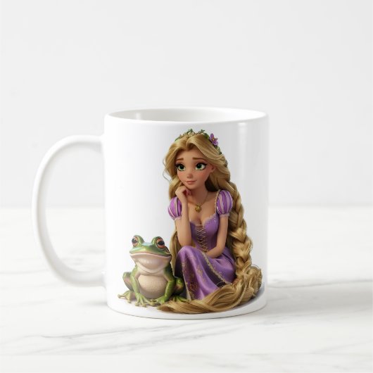Mug Rapunzel qui pense (Gauche)